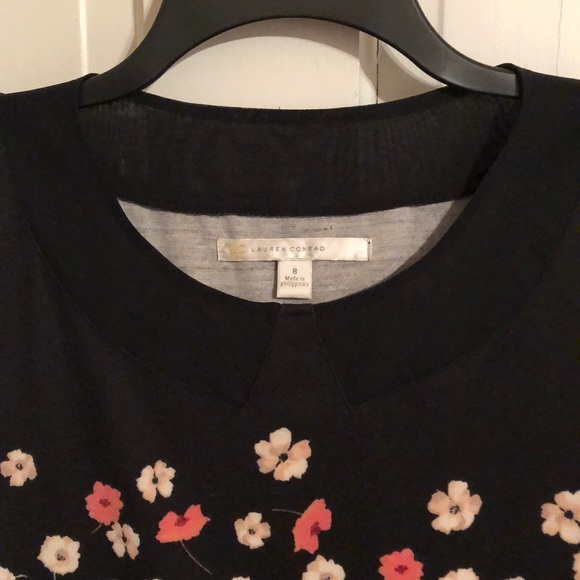 Lauren Conrad Black Floral Dress - Picture 2 of 7